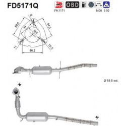 DPF, kietųjų dalelių filtras
                                FD5171Q, AS, FD5171Q, auto detalė
