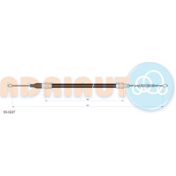 trosas, stovėjimo stabdys
                                ADRIAUTO                                55.0227, ADRIAUTO, 550227,