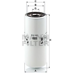 alyvos filtras
                                MANN-FILTER                                                W13150/1, MANN-FILT