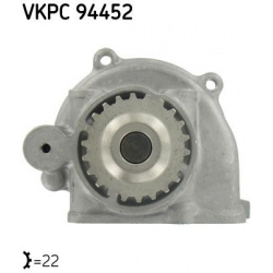 Vandens siurblys, variklio aušinimas
                                SKF                                VKPC 94452, SKF, VKP