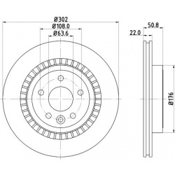 stabdžių diskas (1vnt)
                                MINTEX                                                MDC2199, Nenur