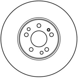 stabdžių diskas (1vnt) TRW SINGLE
                                DF2595S, TRW, DF2595S, auto detalė