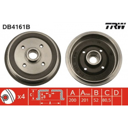 stabdžių būgnas
                                TRW                                DB4161B, TRW, DB4161B, auto detalė
