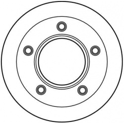 stabdžių diskas (1vnt) TRW SINGLE
                                DF2579S, TRW, DF2579S, auto detalė