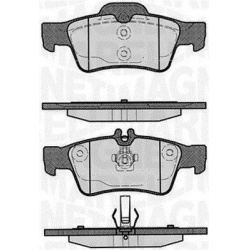 stabdžių trinkelių rinkinys, diskinis stabdys
                                MAGNETI MARELLI                             