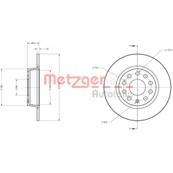 METZGER                                                6110108, Nenurodytas gamintojas, 6110108, auto detalė