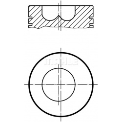 Stūmoklis
MAHLE 043 26 00, MAHLE, 0432600, au