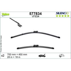 valytuvai SILENCIO FLAT BLADE SET
                                VALEO                                                577834