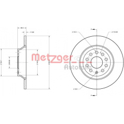 METZGER                                                6110747, Nenurodytas gamintojas, 6110747, auto detalė