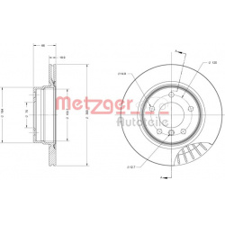 stabdžių diskas (1vnt)
                                METZGER                                                6110215, Nenu