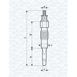 kaitinimo žvakė
                                MAGNETI MARELLI                                                062900040304