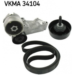 V formos rumbuotas diržas, komplektas
                                SKF                                VKMA 34104, SKF, VK