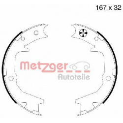 stabdžių trinkelių komplektas, stovėjimo stabdis
                                METZGER                                 