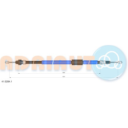 trosas, stovėjimo stabdys
                                ADRIAUTO                                41.0264.1, ADRIAUTO, 41026