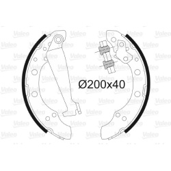 stabdžių trinkelių komplektas
                                VALEO                                                562080,