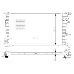 Aušinimo radiatorius
                                NRF                                                550004, NRF, 550004,