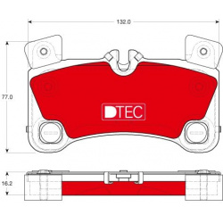 stabdžių trinkelių rinkinys, diskinis stabdys DTEC COTEC
                                TRW                              