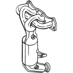 katalizatoriaus keitiklis
                                BOSAL                                                090590, Nenuro