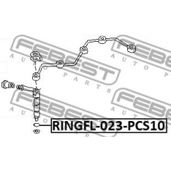 tarpiklis, purkštukas
                                FEBEST                                RINGFL-023-PCS10, Nenurodytas ga