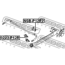 Stabilizatoriaus traukė
                                FEBEST                                0223-P12R, Nenurodytas gaminto