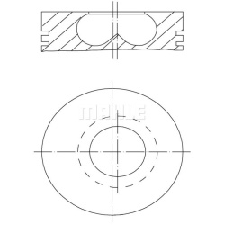 stūmoklis
                                MAHLE                                                007 04 02, MAHLE, 0070402, au