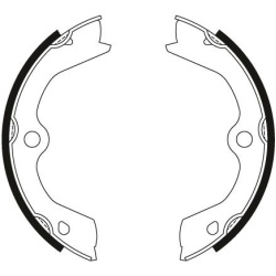 Stabdžių kaladėlės rankinio
                                TRW                                GS8606, TRW, GS8606, auto 