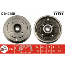 stabdžių būgnas
                                TRW                                DB4245B, TRW, DB4245B, auto detalė