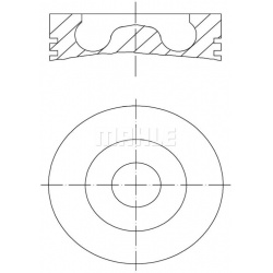 stūmoklis
                                MAHLE                                                013 PI 00114 000, MAHLE, 013P