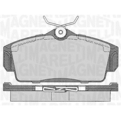 stabdžių trinkelių rinkinys, diskinis stabdys
                                MAGNETI MARELLI                             