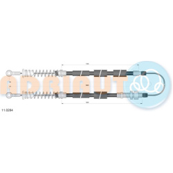 trosas, stovėjimo stabdys
                                ADRIAUTO                                                11.0284, A