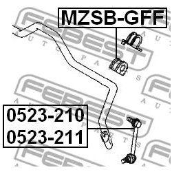 Stabilizatoriaus traukė
                                FEBEST                                0523-210, Nenurodytas gamintoj