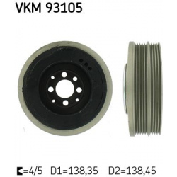 skriemulys, alkūninis velenas
                                SKF                                VKM 93105, SKF, VKM93105, a