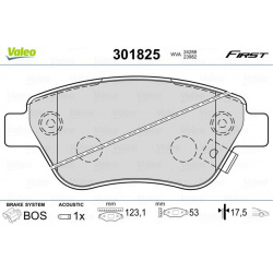 stabdžių trinkelių rinkinys, diskinis stabdys ESSENTIAL
                                VALEO                             