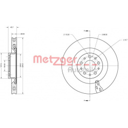 stabdžių diskas (1vnt)
                                METZGER                                                6110752, Nenu