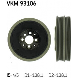 skriemulys, alkūninis velenas
                                SKF                                VKM 93106, SKF, VKM 93106, 