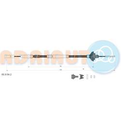 sankabos trosas
                                ADRIAUTO                                55.0154.2, ADRIAUTO, 5501542, auto de