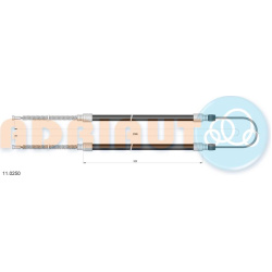 trosas, stovėjimo stabdys
                                ADRIAUTO                                                11.0250, A