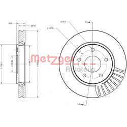 stabdžių diskas (1vnt)
METZGER 6110090, Nenu