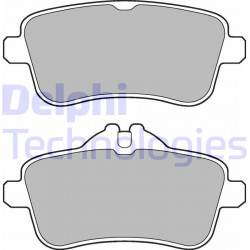 stabdžių trinkelių rinkinys, diskinis stabdys
                                DELPHI                                      