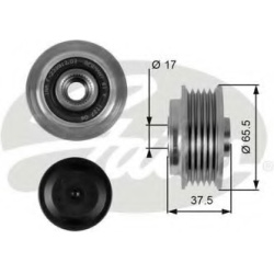 Škivas generatoriaus sankabinis
                                ELCON                                                EL78678