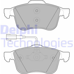 stabdžių trinkelių rinkinys, diskinis stabdys
                                DELPHI                                      