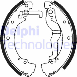 stabdžių trinkelių komplektas
                                DELPHI                                                LS1656