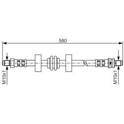 stabdžių žarnelė
                                BOSCH                                                1 987 476 602, BOSC