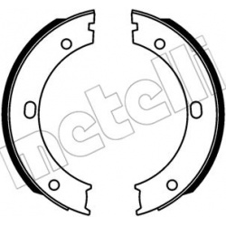 stabdžių trinkelių komplektas, stovėjimo stabdis
METELLI