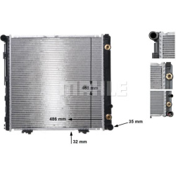 radiatorius, variklio aušinimas BEHR
MAHLE CR