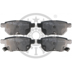 stabdžių trinkelių rinkinys, diskinis stabdys
                                OPTIMAL                                     