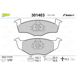 stabdžių trinkelių rinkinys, diskinis stabdys ESSENTIAL
                                VALEO                             