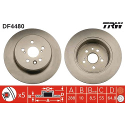 stabdžių diskas (1vnt)
                                TRW                                DF4480, TRW, DF4480, auto detalė