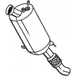 DPF, kietųjų dalelių filtras
                                BOSAL                                                097206, 