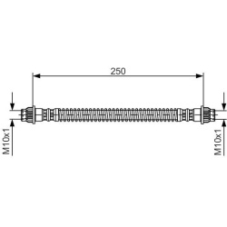 stabdžių žarnelė
                                BOSCH                                                1 987 476 947, BOSC